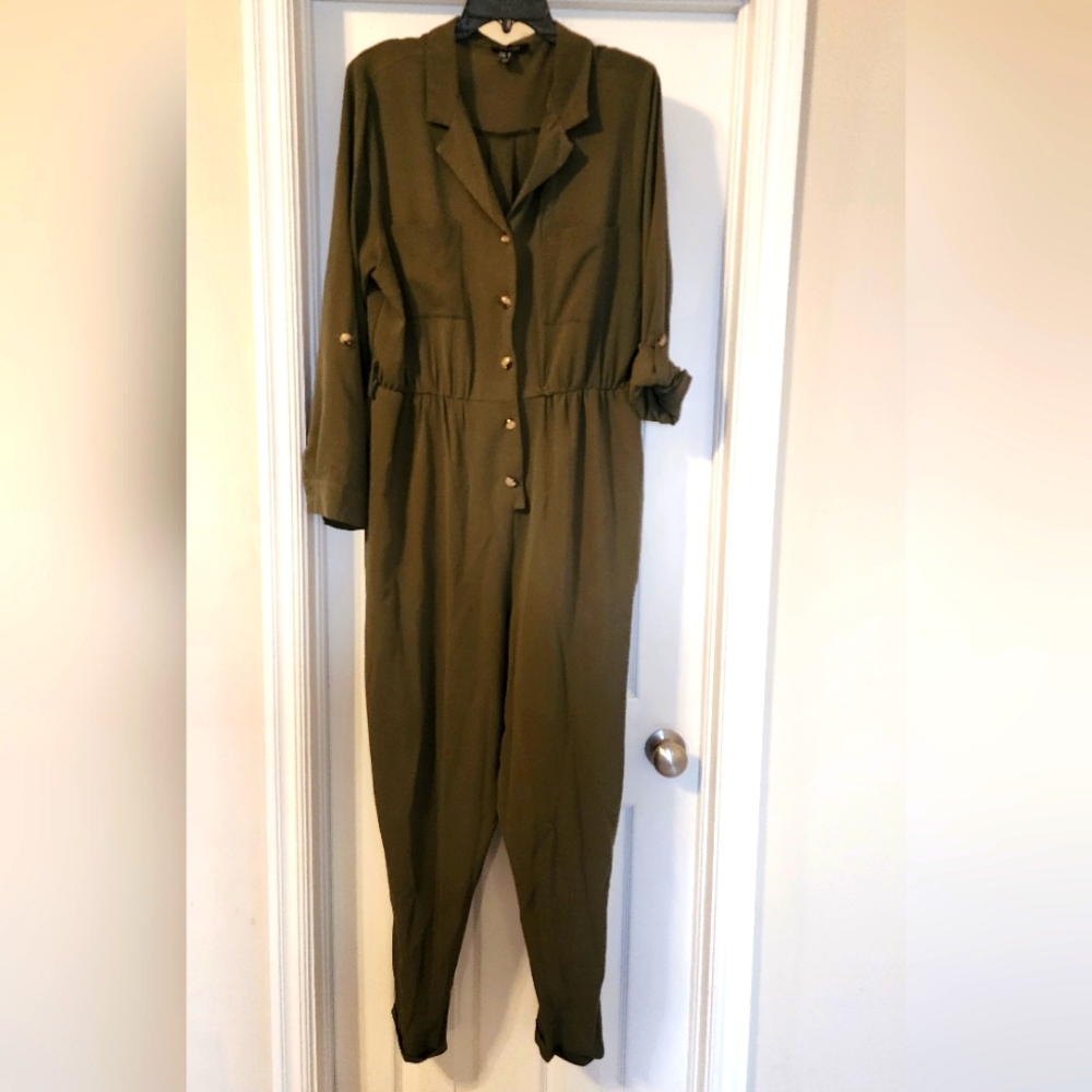 Olive Green Jumpsuit